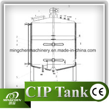 Tanque de almacenamiento de acero inoxidable 100L-20000L con ruedas móviles / tanque de almacenamiento